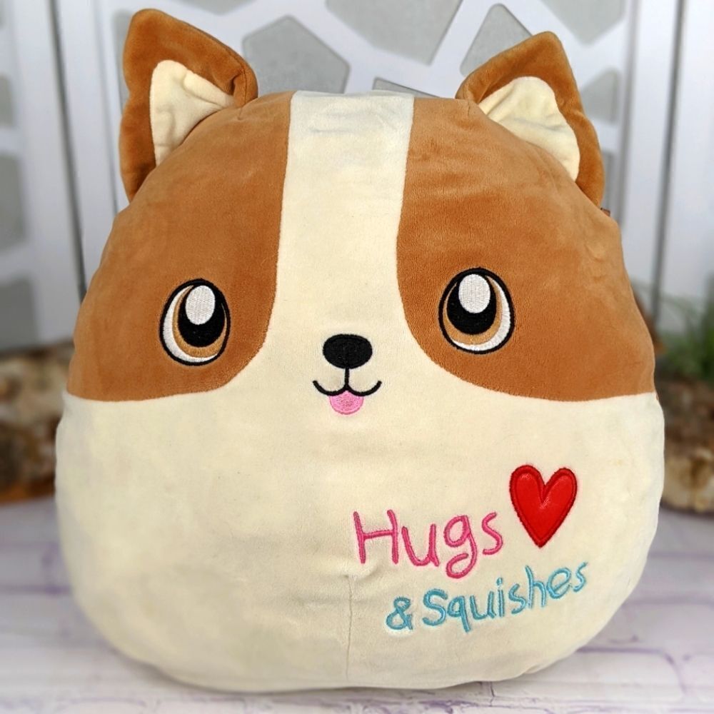 Reginald The Corgi Dog "Hugs & Squishes" 12" Valentine Squishmallow